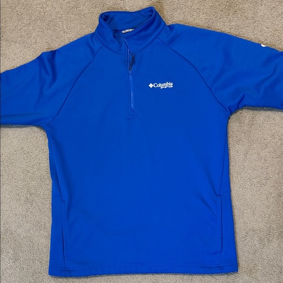 Columbia Royal Blue Half-Zip Pullover - Picture 1 of 7